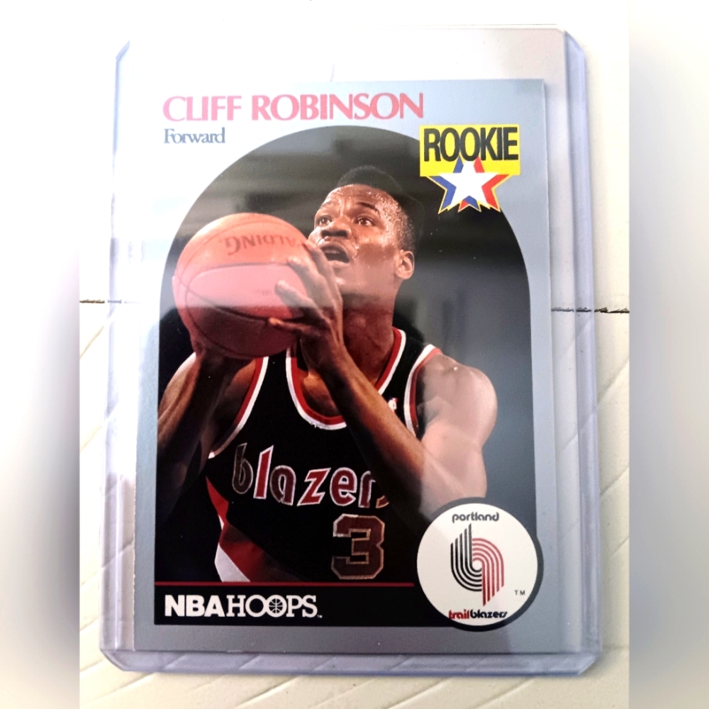 1990-91 NBA Hoops - #250 Clifford Robinson (RC)